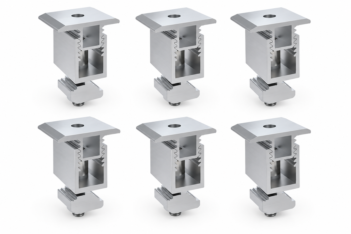 6 solar mid clamps