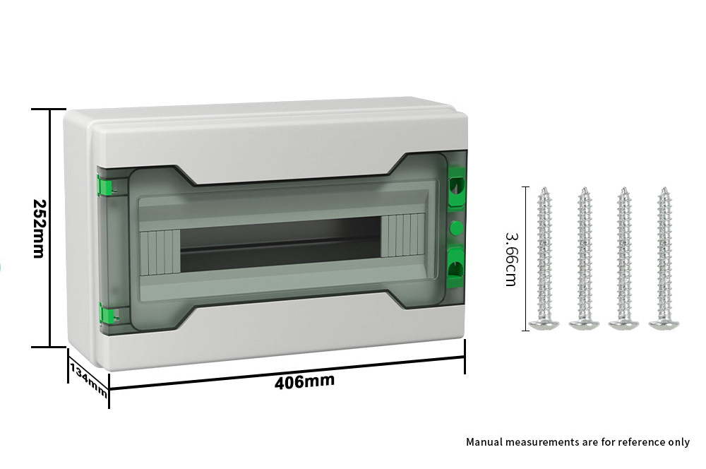 18 Ways DIN rail IP65 Waterproof Outdoor Plastic Enclosure